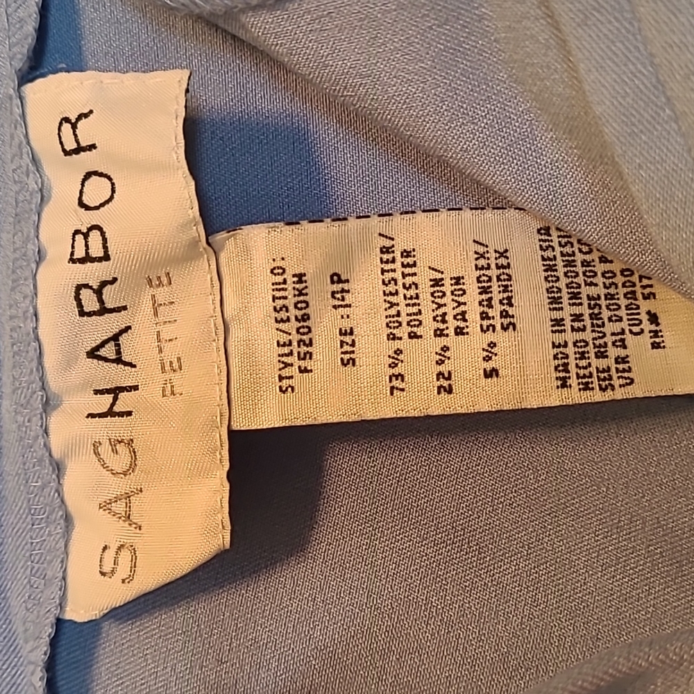 Sag Harbor 14P blue slacks - Picture 5 of 9